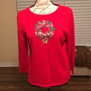 CB Career Petite Christmas Top